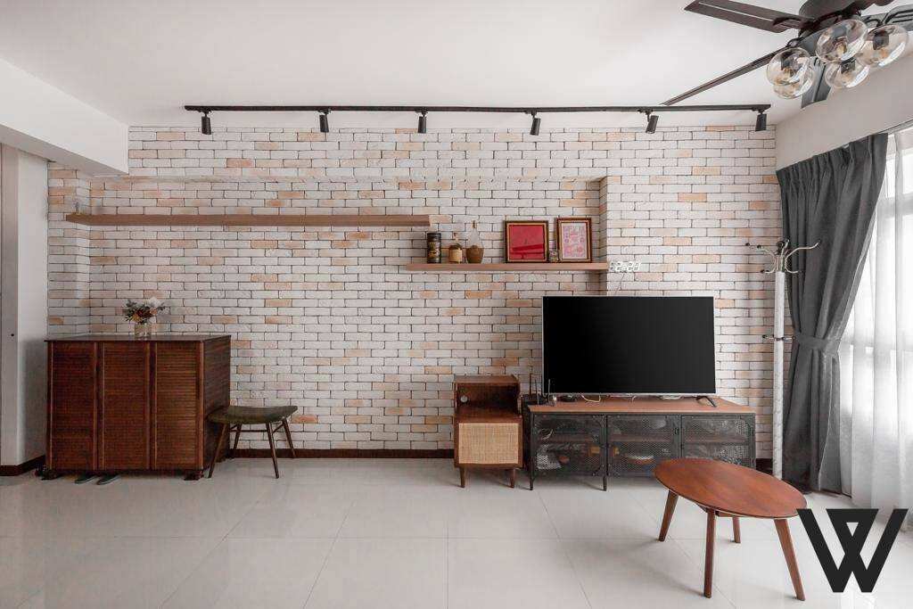 Brick Feature Wall By Swiss Interior