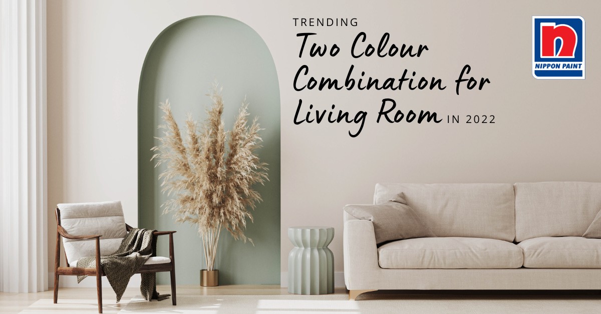 Best Two-Colour Combinations for Living Rooms by Livspace