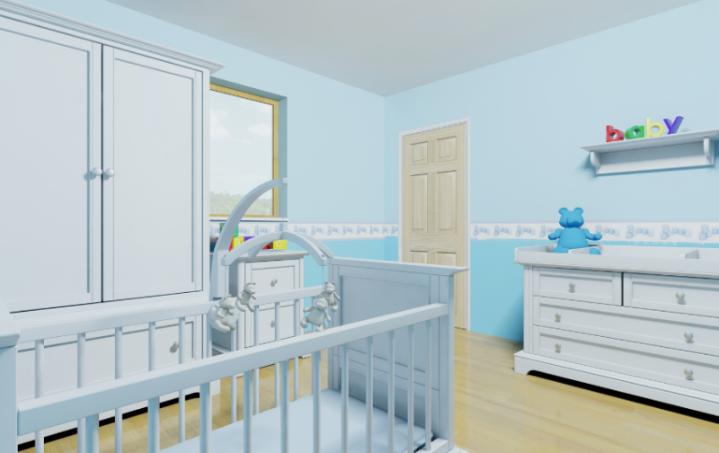 Baby Boy Room Ideas - Baby Blue