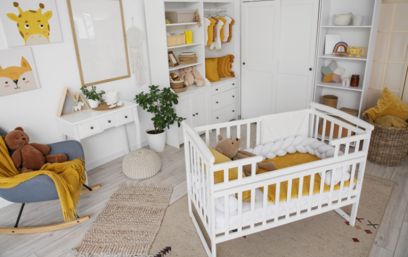 Baby Boy Room Ideas - Place Your Baby’s Cot in a Safe Place