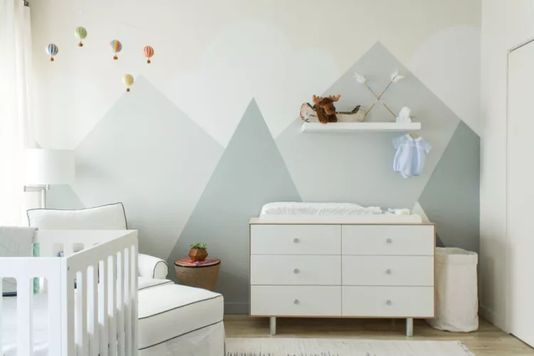 Baby wall 2024 painting ideas