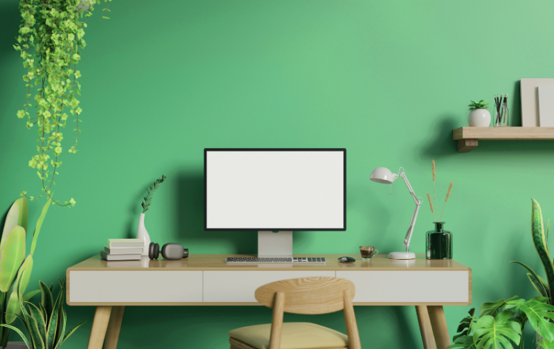 Gaming Room Paint Ideas - Mint Green