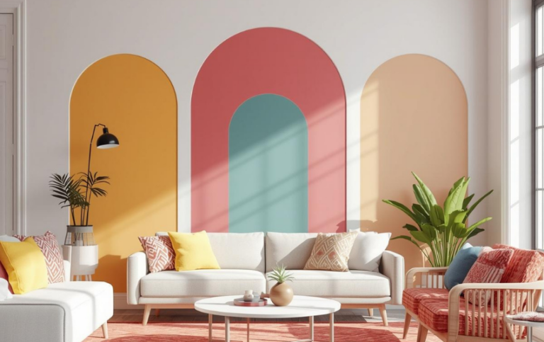 8 Geometric Wall Paint Design Ideas with Steps on How to DIY