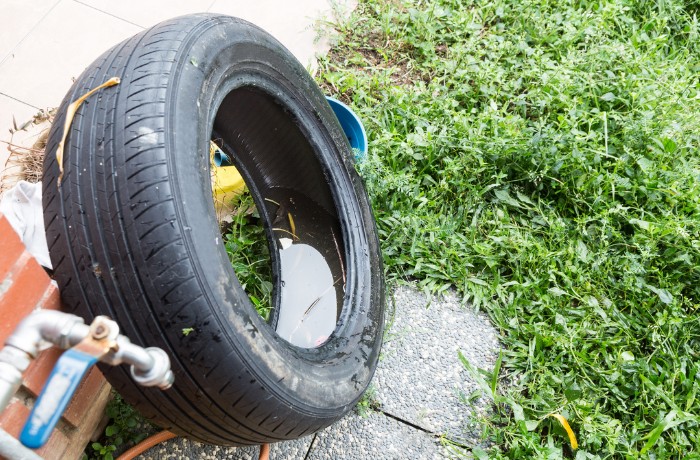 stagnant-water-inside-of-old-unused-tire