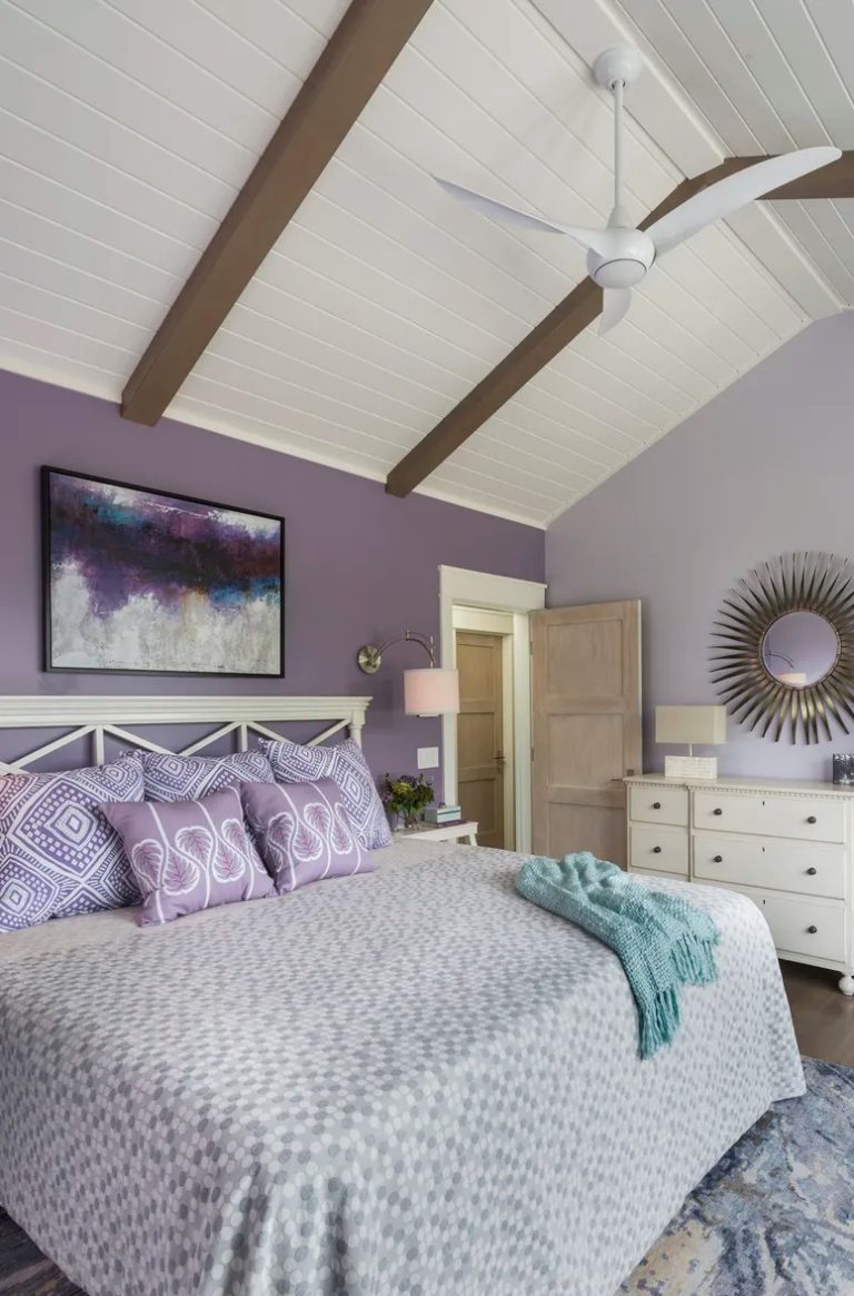 20 Stylish Ideas for Two Colour Combination for Bedroom Walls