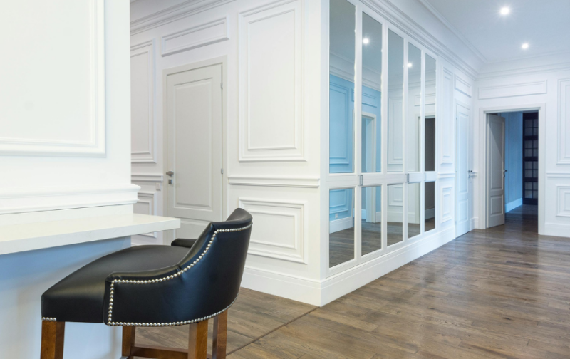 Mirrored & Glass Panels