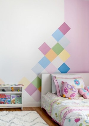 8 Fun Ways to Create a Geometric Wall Paint Design with a Step-by-step ...