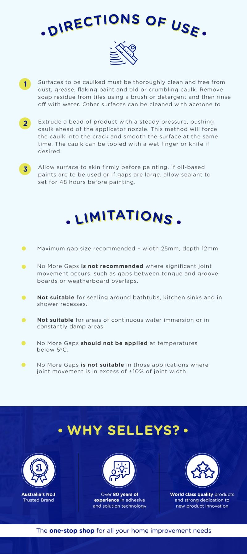 Selleys No More Gaps Nippon Paint Singapore