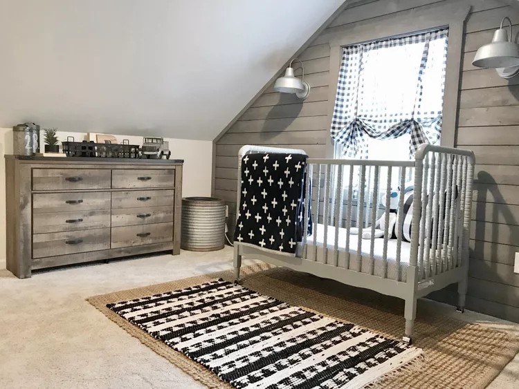 Rustic baby 2024 boy room