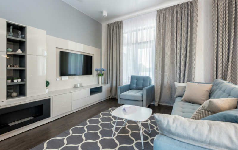 TV Feature Wall Design - Built-In Brilliance