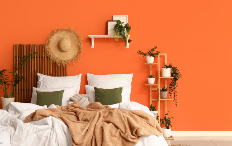 Two Colour Combination for Bedroom Walls - Vibrant Colour Combinations