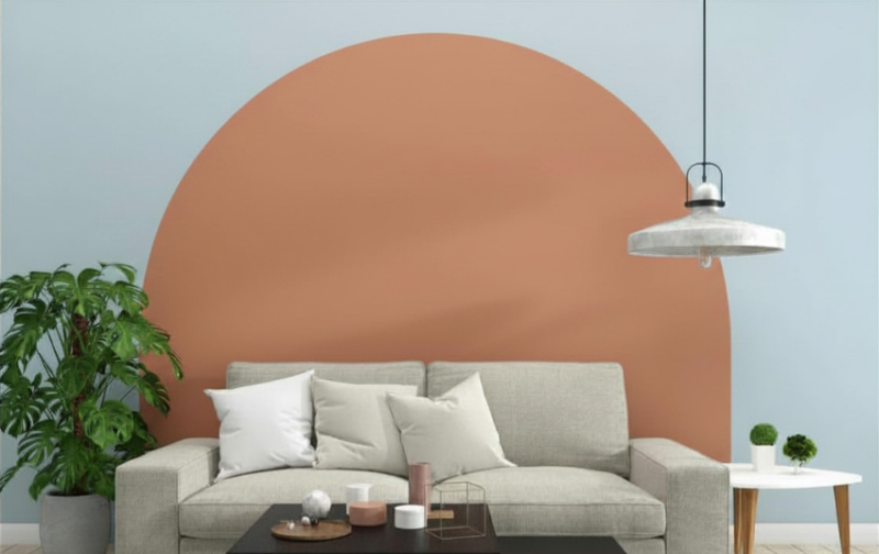 Two-tone Paint Ideas - Geometric Designs