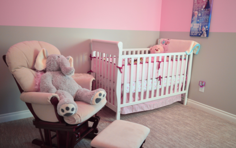 Two-tone Paint Ideas - Mint Green and Bubblegum Pink